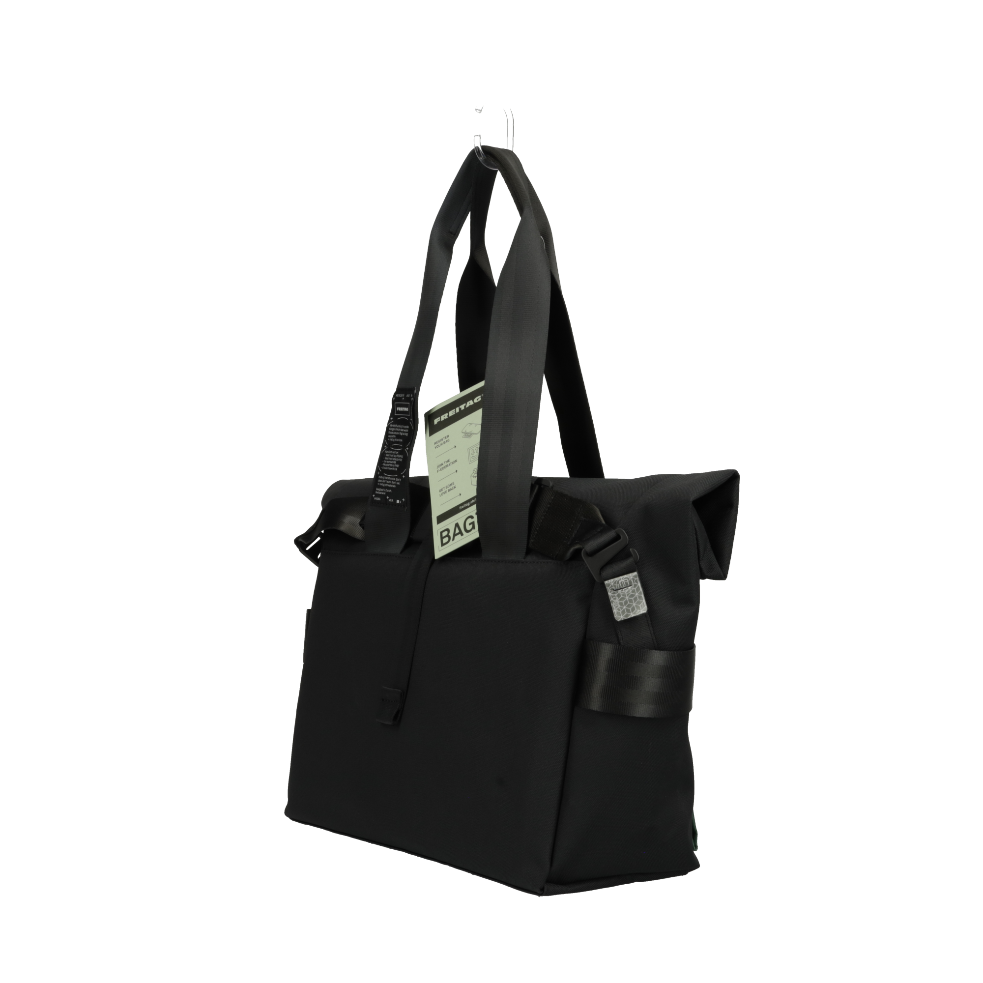 ★美品★FREITAG ブラック エコバッグ F680 ANDERSON | 582763 | FREITAG