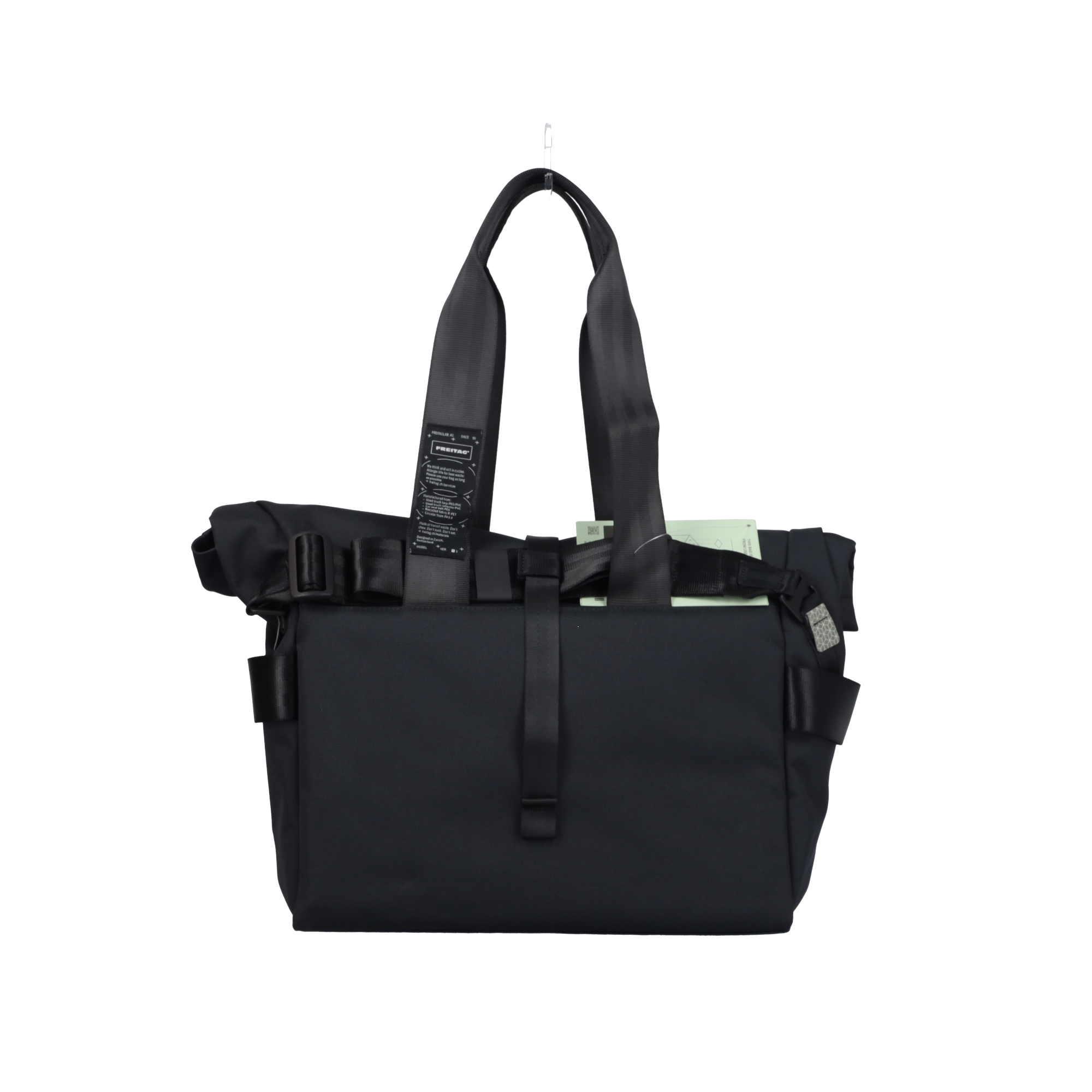 フライターグ  F680 ANDERSON ROLLTOP TOTE BAG Freitag F680 Anderson Rolltop Tote Bag Black 17-1 | Cultizm