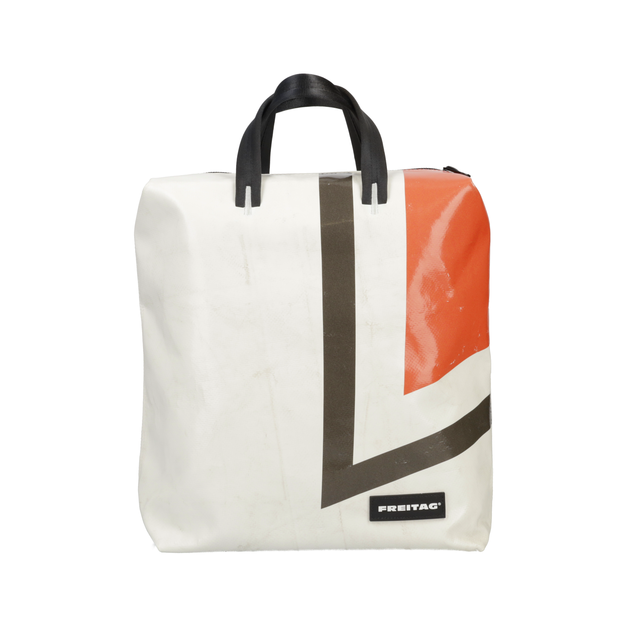 FREITAG F201 PETE デカ文字2WAY FREITAG F201 PETE Authentic CLASSIC White/Red PVC BACKPACK Size