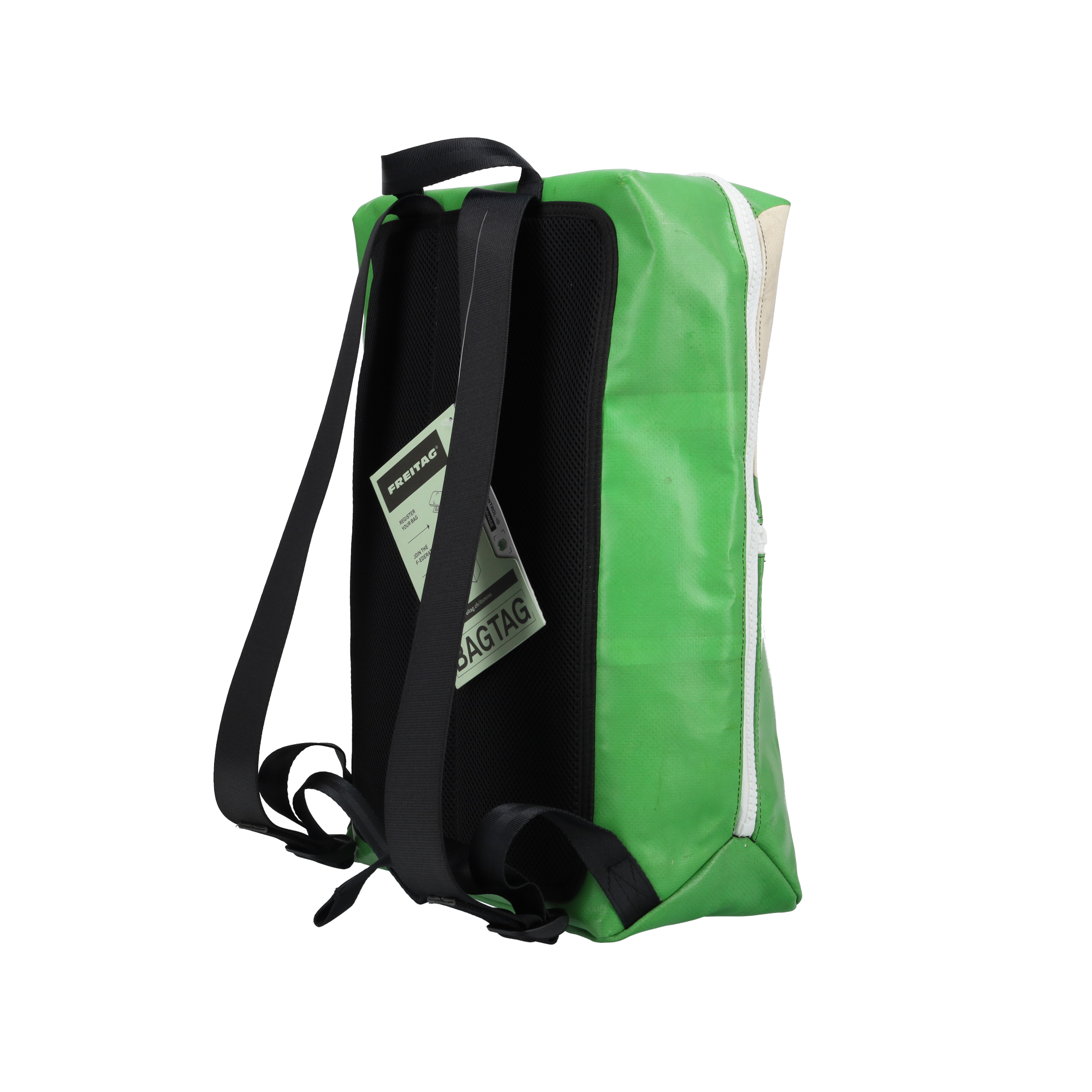 FREITAG フリンジ　リュック 緑/白 再生キャンバス FREITAG フリンジ リュック 緑/白 再生キャンバス FREITAG フリンジ