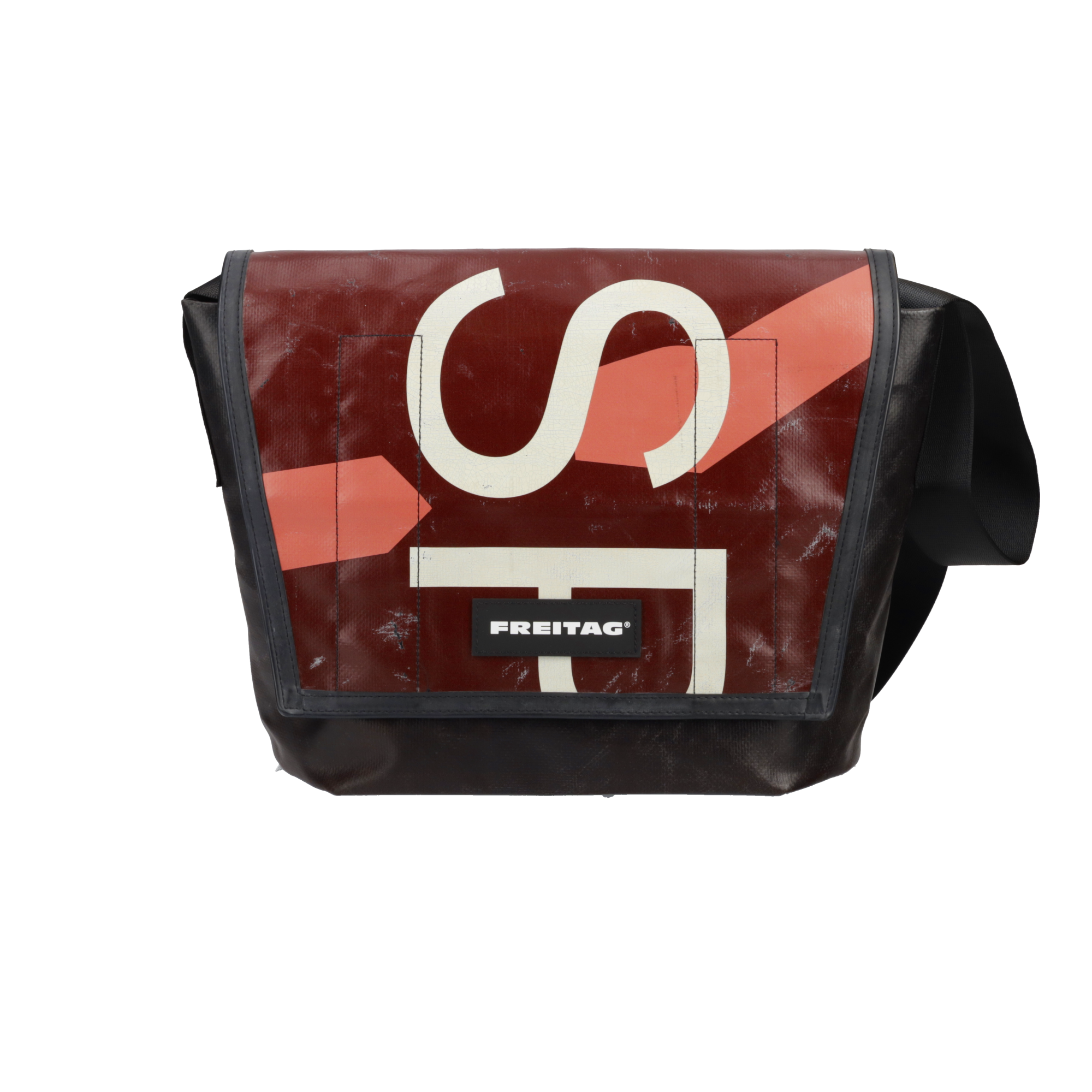FREITAG DEXTER メッセンジャーバッグ FREITAG Dexter メッセンジャーバッグ オレンジ/ホワイト - メルカリ