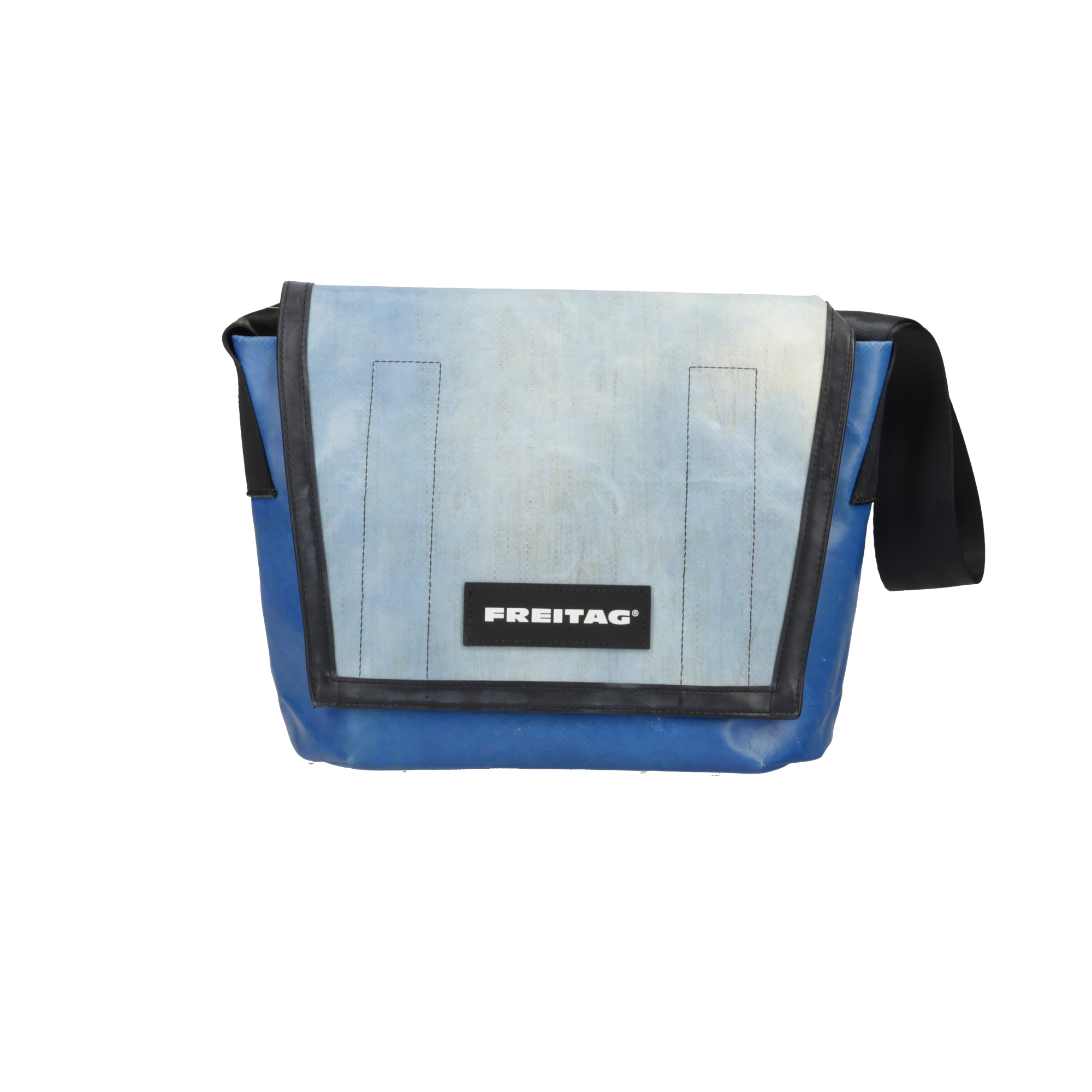 バッグ FREITAG FREITAG F11 LASSIE BLUE/YELLOW FREITAG F11 LASSIE Messenger – Red Dot Design Museum Singapore