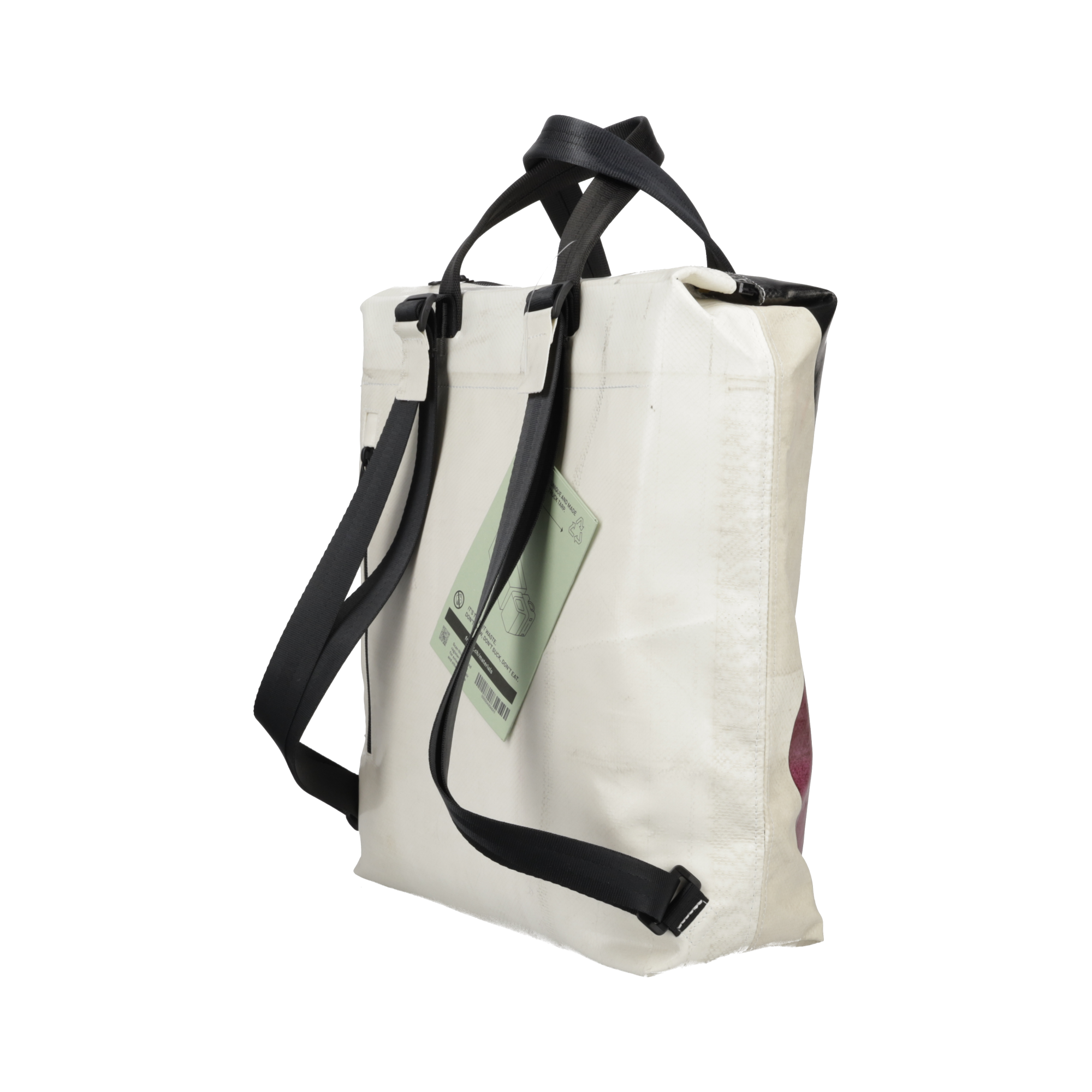 FREITAG F201 PETE ピート トート リュック ホワイト/レッド FREITAG F201 PETE Authentic CLASSIC White/Red PVC BACKPACK