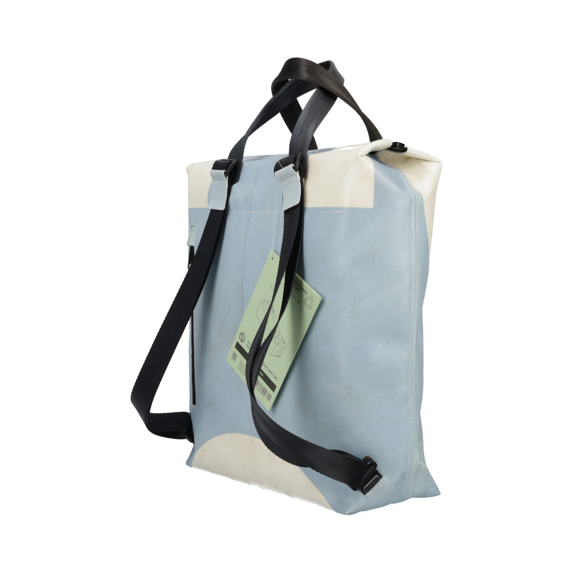 Black Freitag Bag FREITAG F201 PETE Backpack Rider Tote Bag