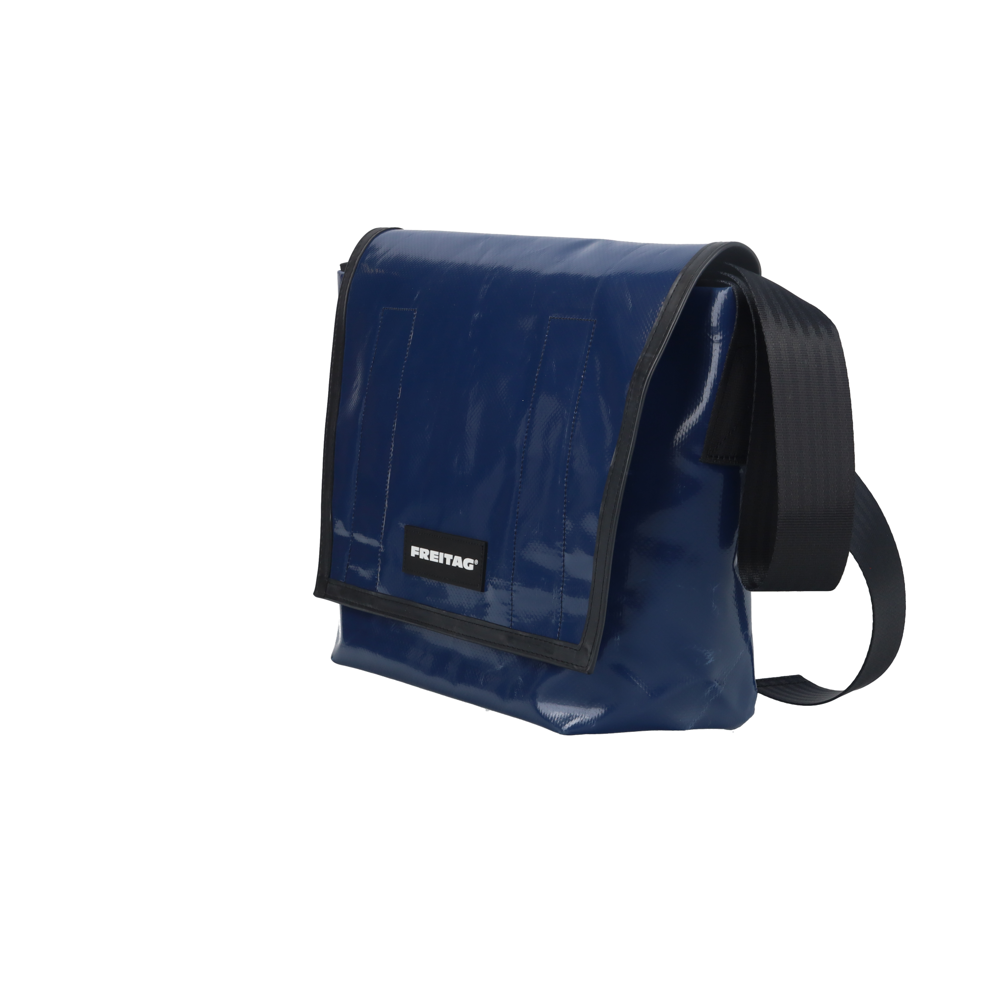 FREITAG メッセンジャーバッグ ブラック/ブルー 全てのバッグ | FREITAG