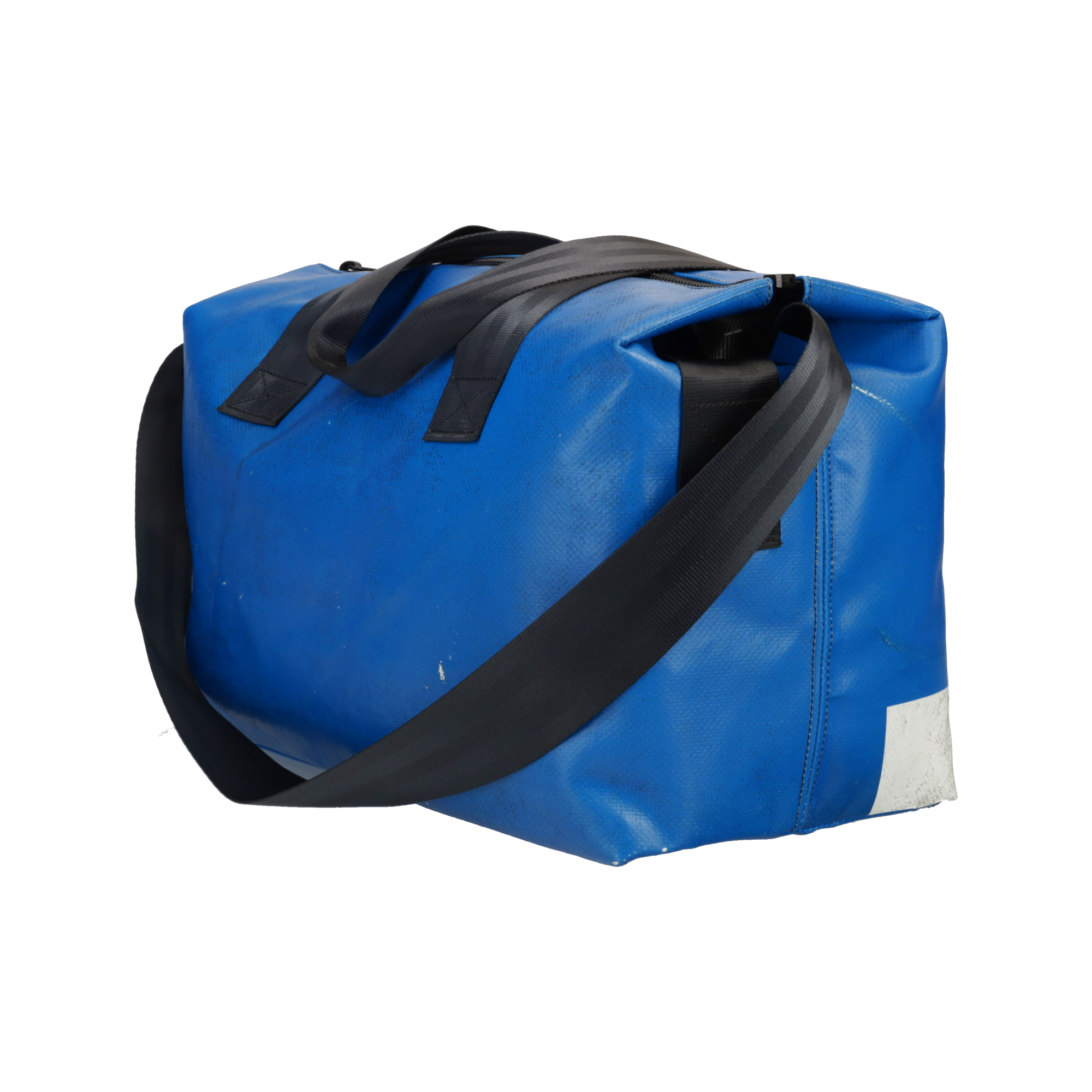 FREITAG 青 ボストンバッグ F45 LOIS F45 LOIS スポーツ&トラベルなミディアムサイズのボストンバッグ
