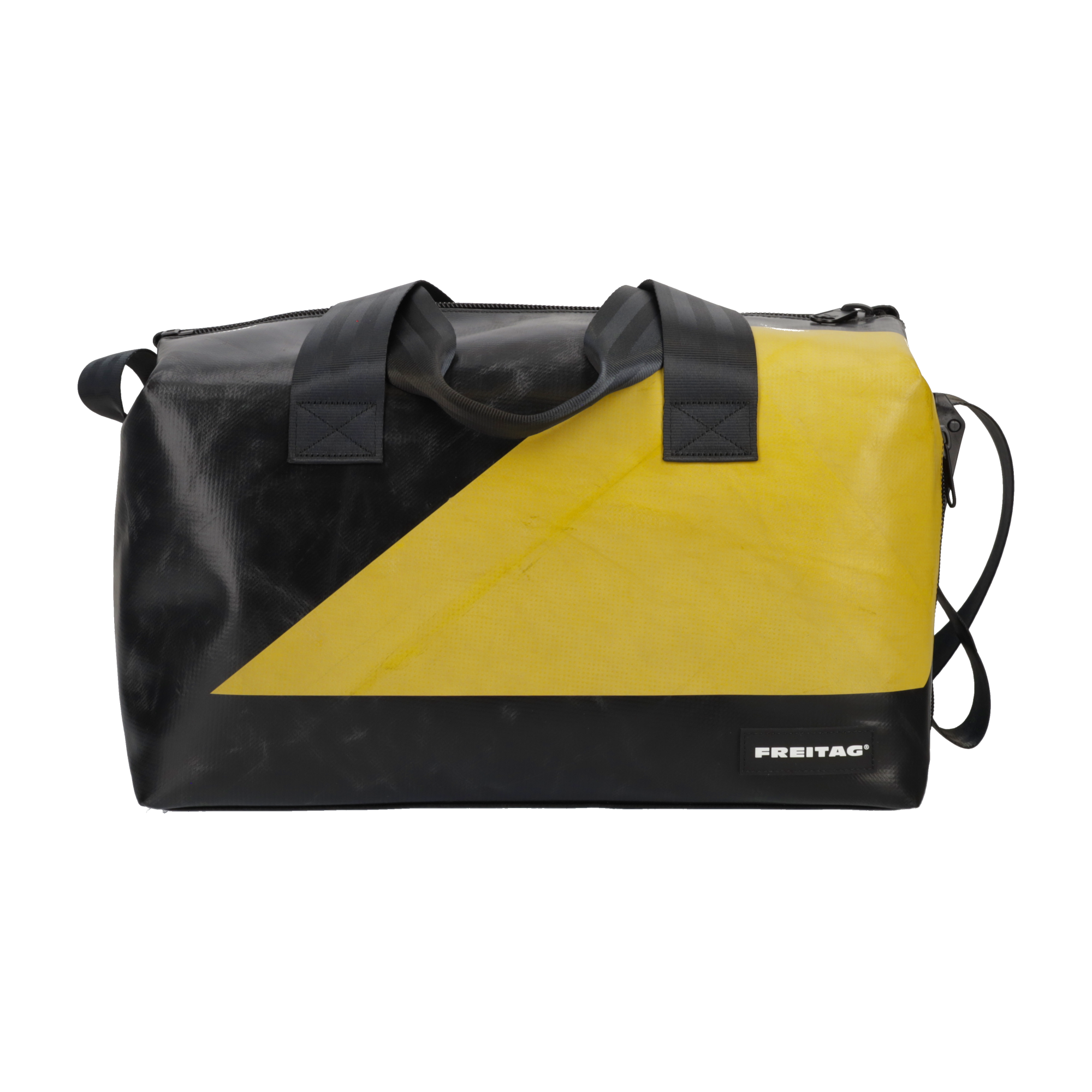 FREITAG 手持ちバッグ 黒/黄色 全てのバッグ | FREITAG