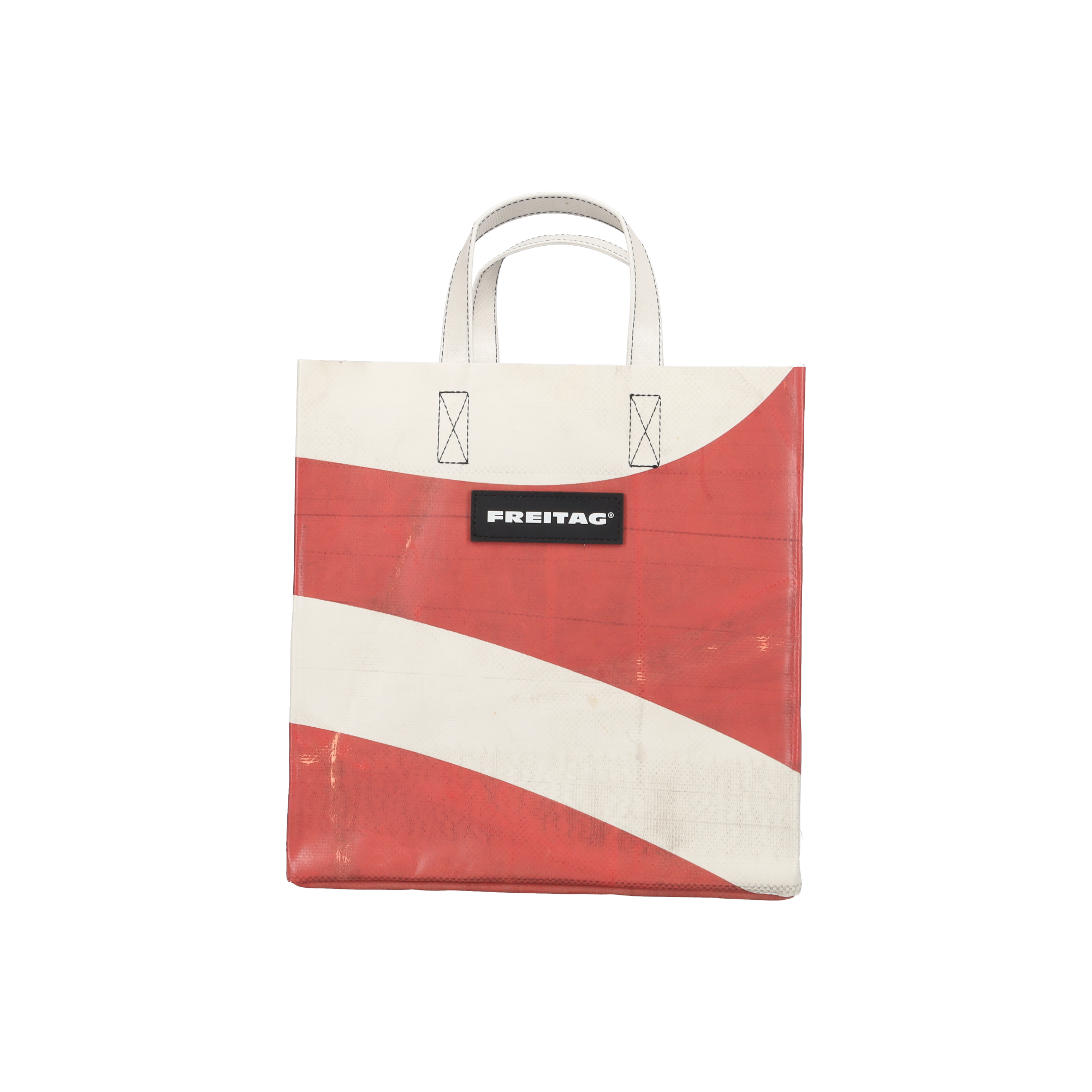 FREITAG トートバッグ クーパー　プランツァー　PLANZER 赤/白 SHOPPERS | FREITAG