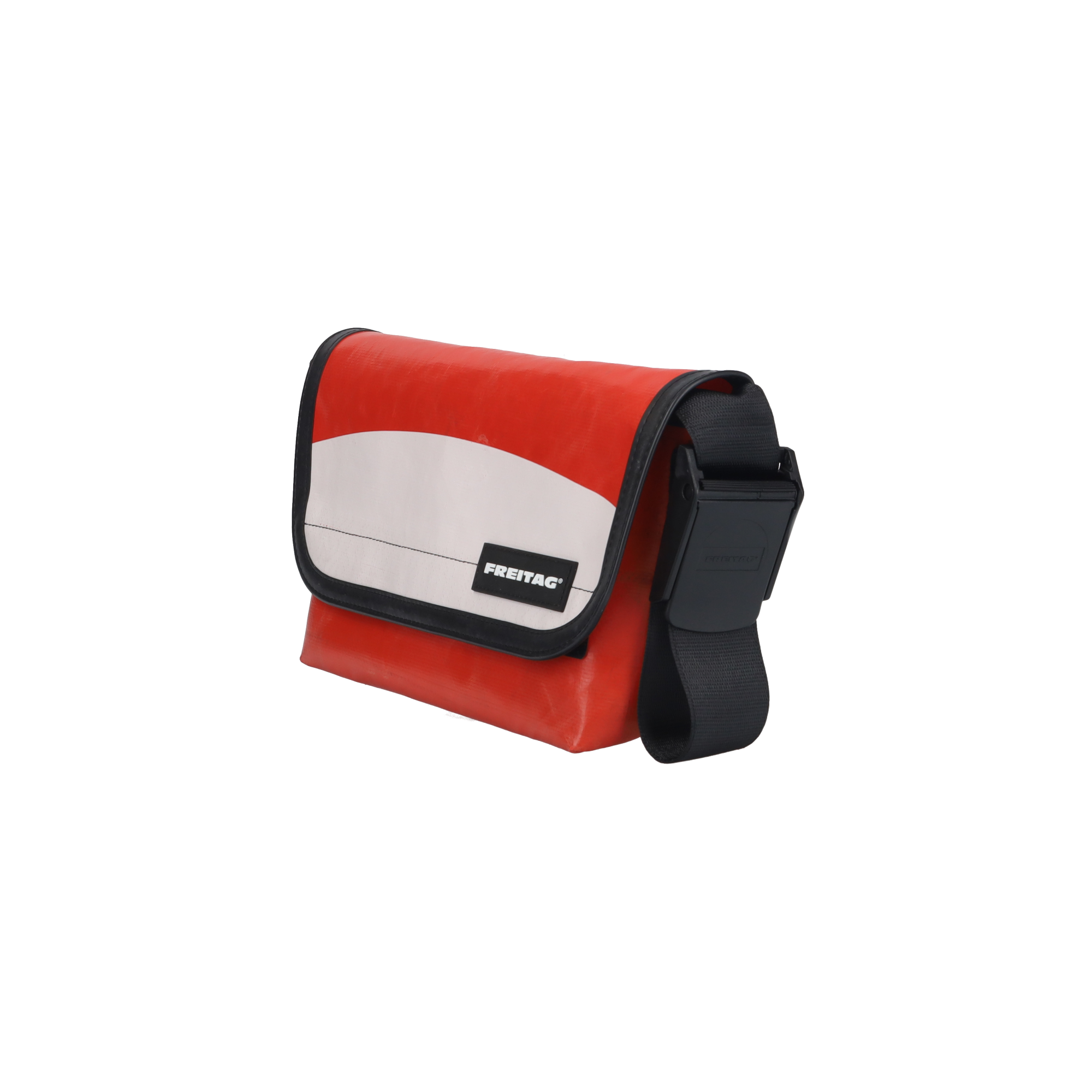 【新品未使用】FREITAG RIBBON リボン ブラック ホワイト レッド系 全てのバッグ | FREITAG