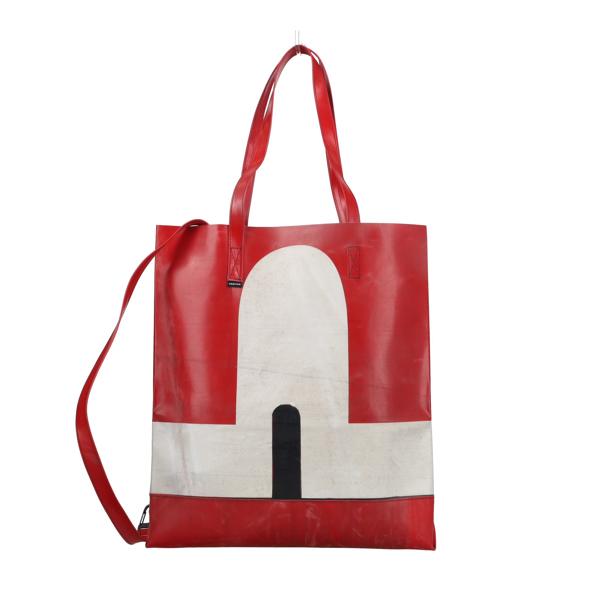 FREITAG トートバッグ 黒/赤 トートバッグ | FREITAG