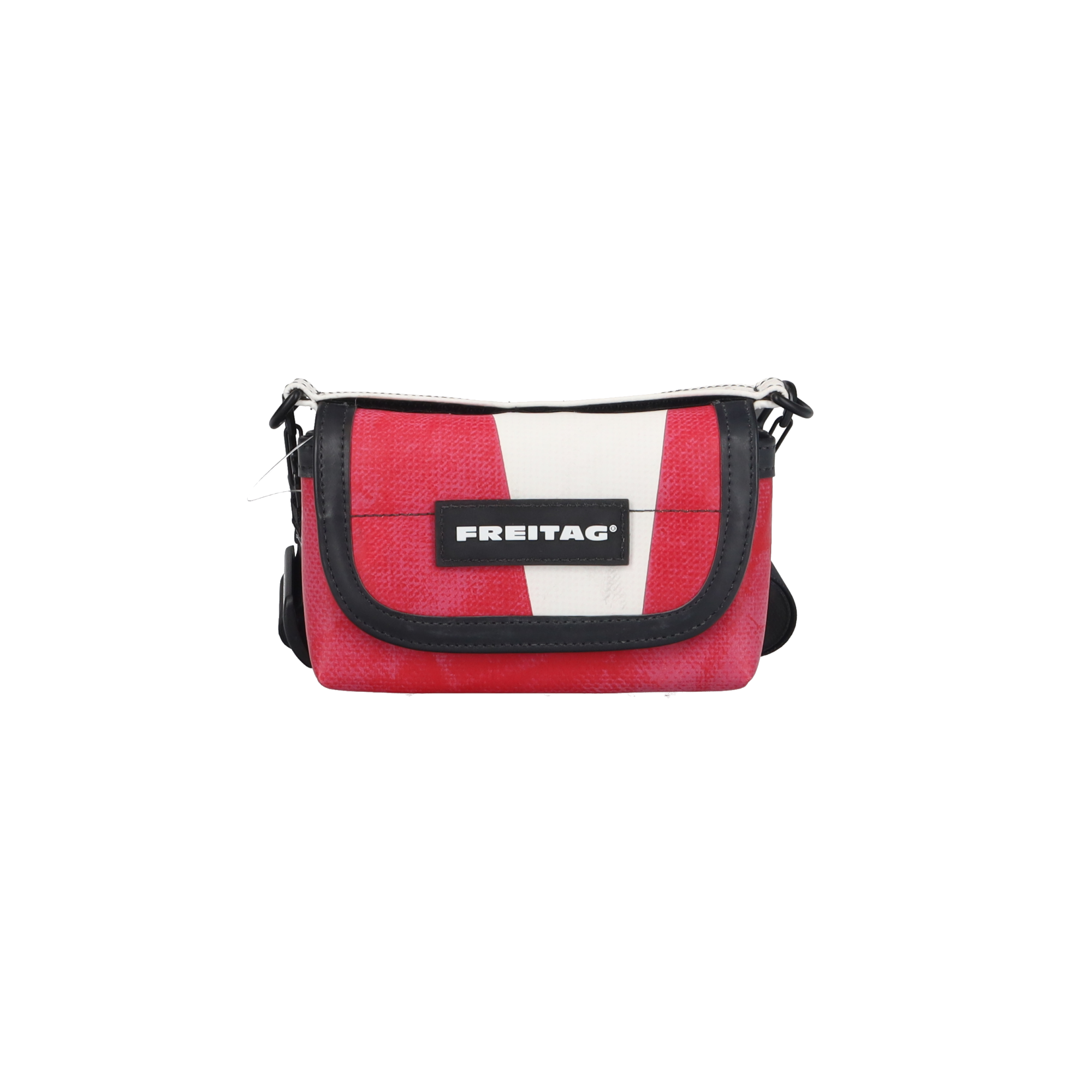 FREITAG ショルダーバッグ レッド Sロゴ アップサイクルされたバッグとアクセサリー | FREITAG