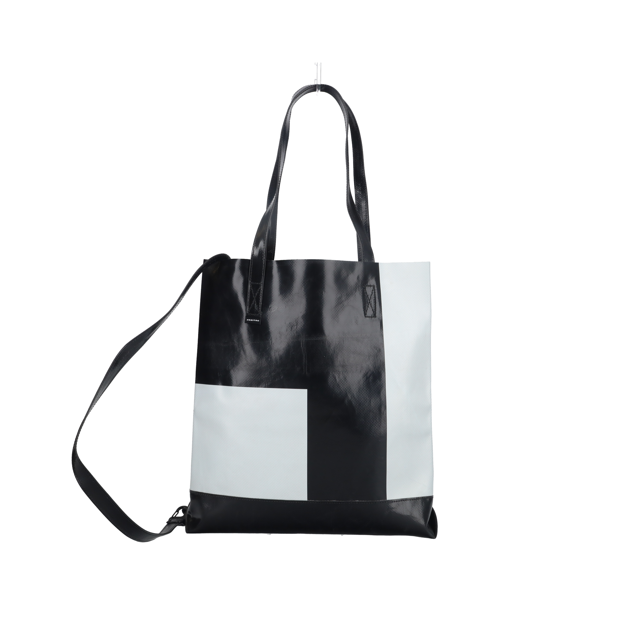 FREITAG トートバッグ ホワイト/ブラック トートバッグ | FREITAG
