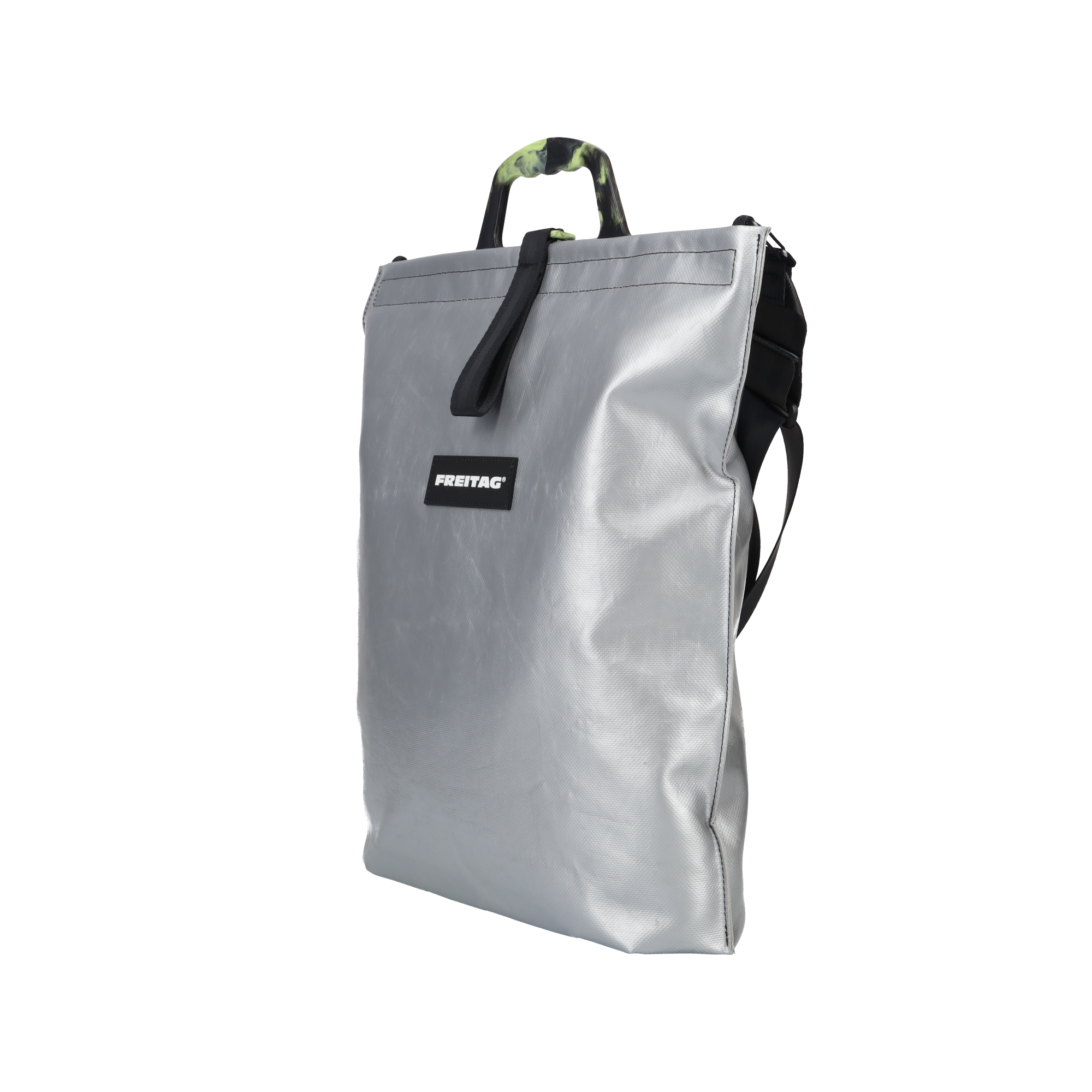FREITAG エコバッグ 黒 グレー アップサイクルされたバッグとアクセサリー | FREITAG