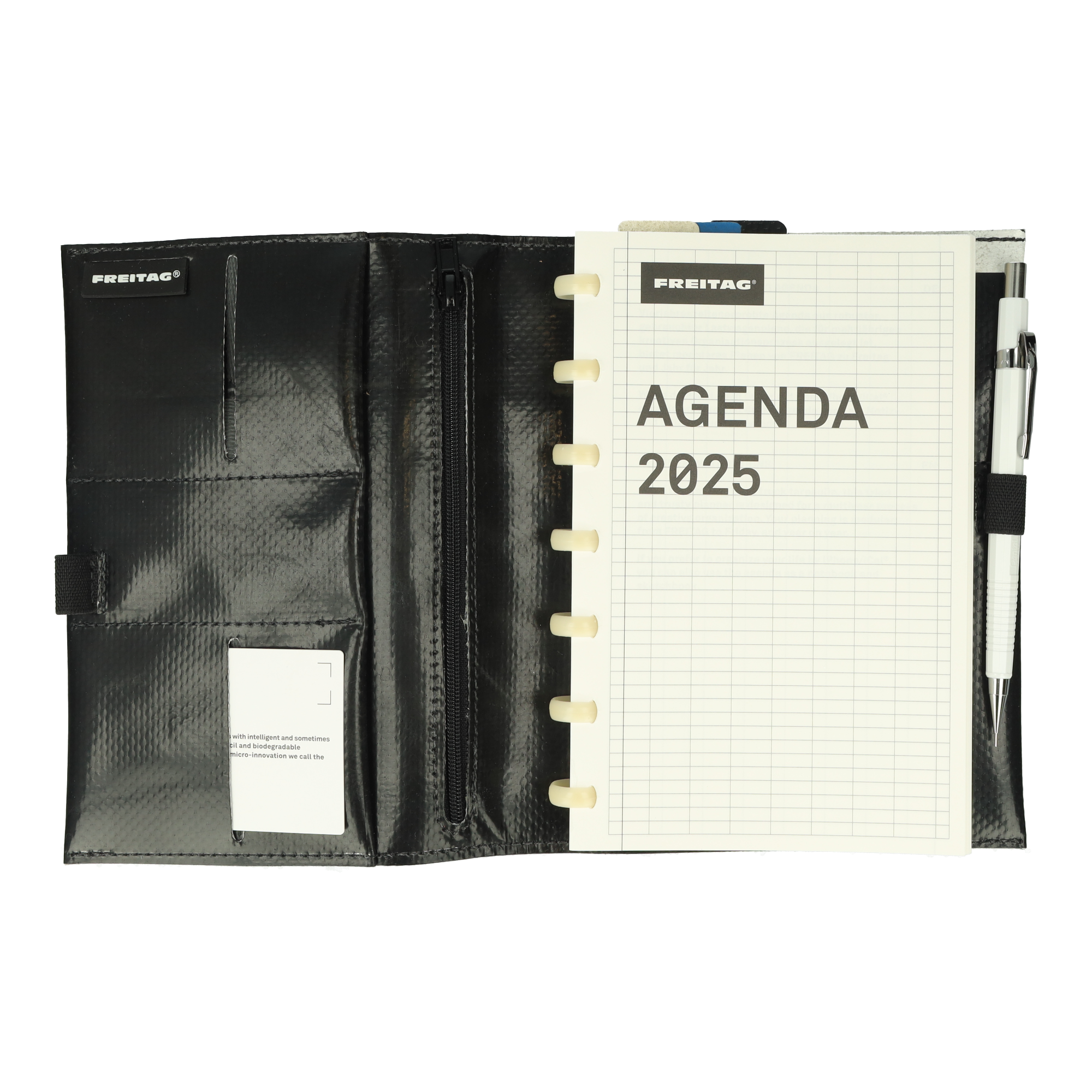 【美品】　FREITAG F26　AGENDA　ブラック FREITAG F26 AGENDA 手帳 ペン付き ブラック - メルカリ