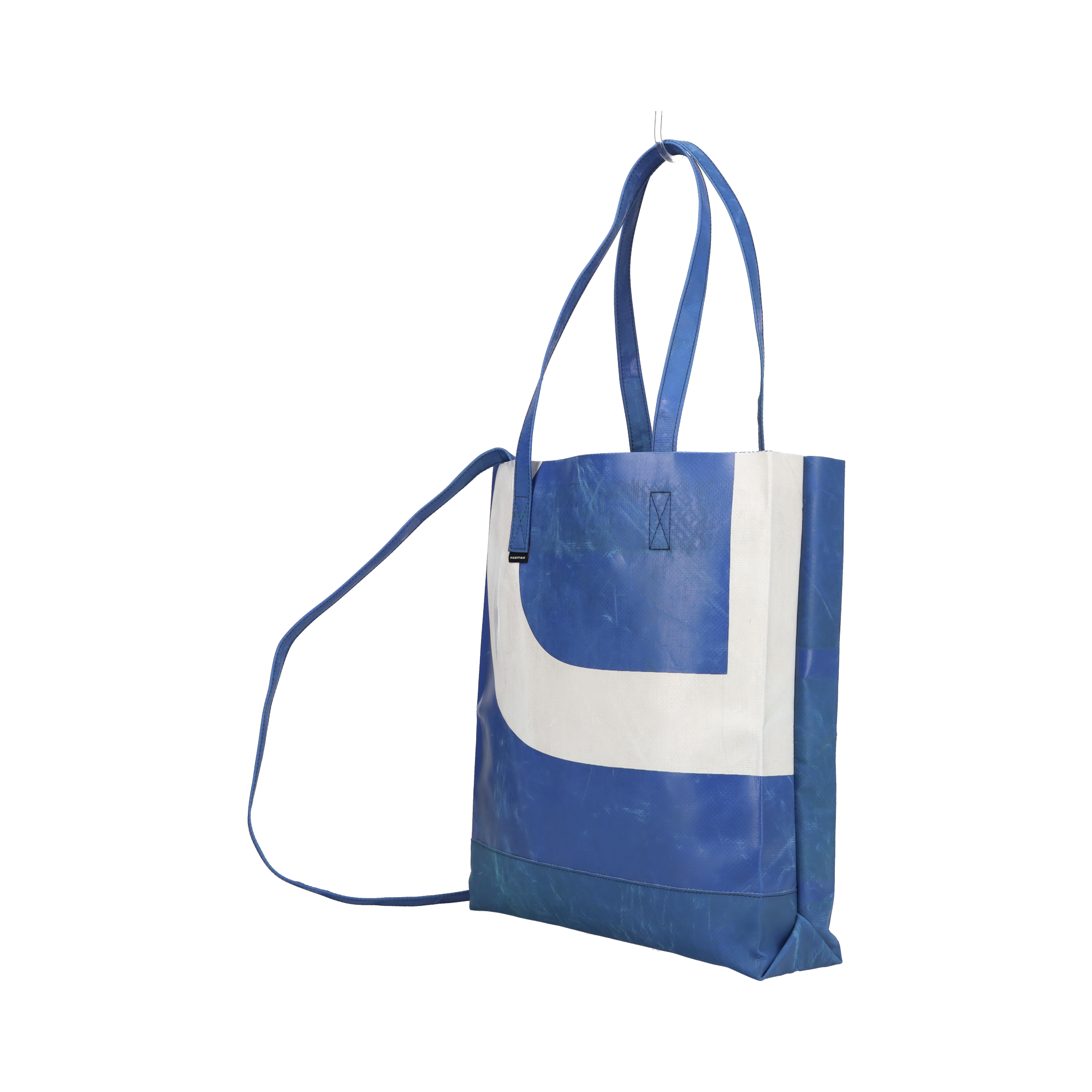 FREITAG トートバッグ 青/白 FREITAG フライターグ トート バッグ ブルー×ホワイト オフ