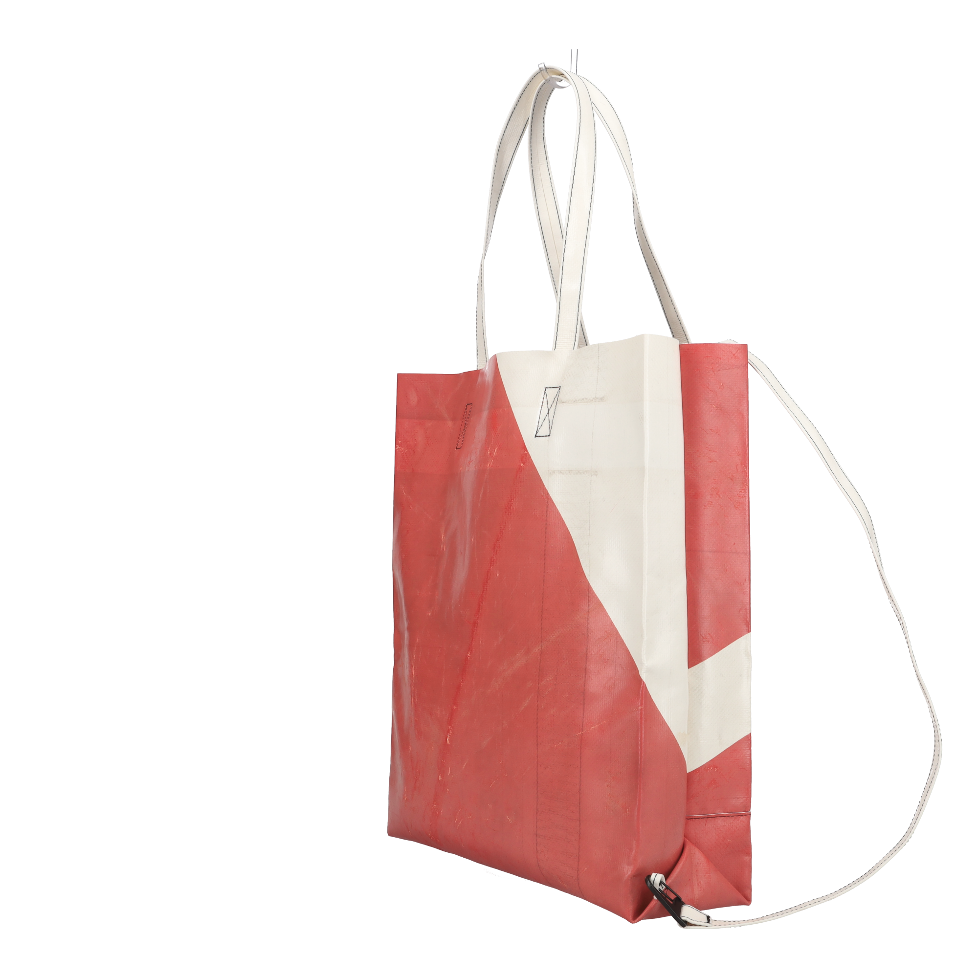 FREITAG トートバッグ クーパー　プランツァー　PLANZER 赤/白 FREITAG トートバッグ クーパー プランツァー PLANZER 赤/白