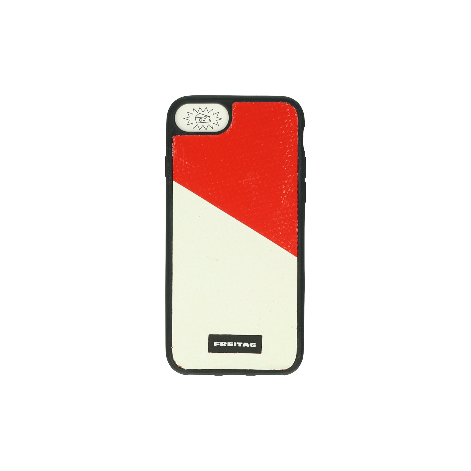 FREITAG スマホケース オレンジ/ホワイト PHONE CASES | FREITAG