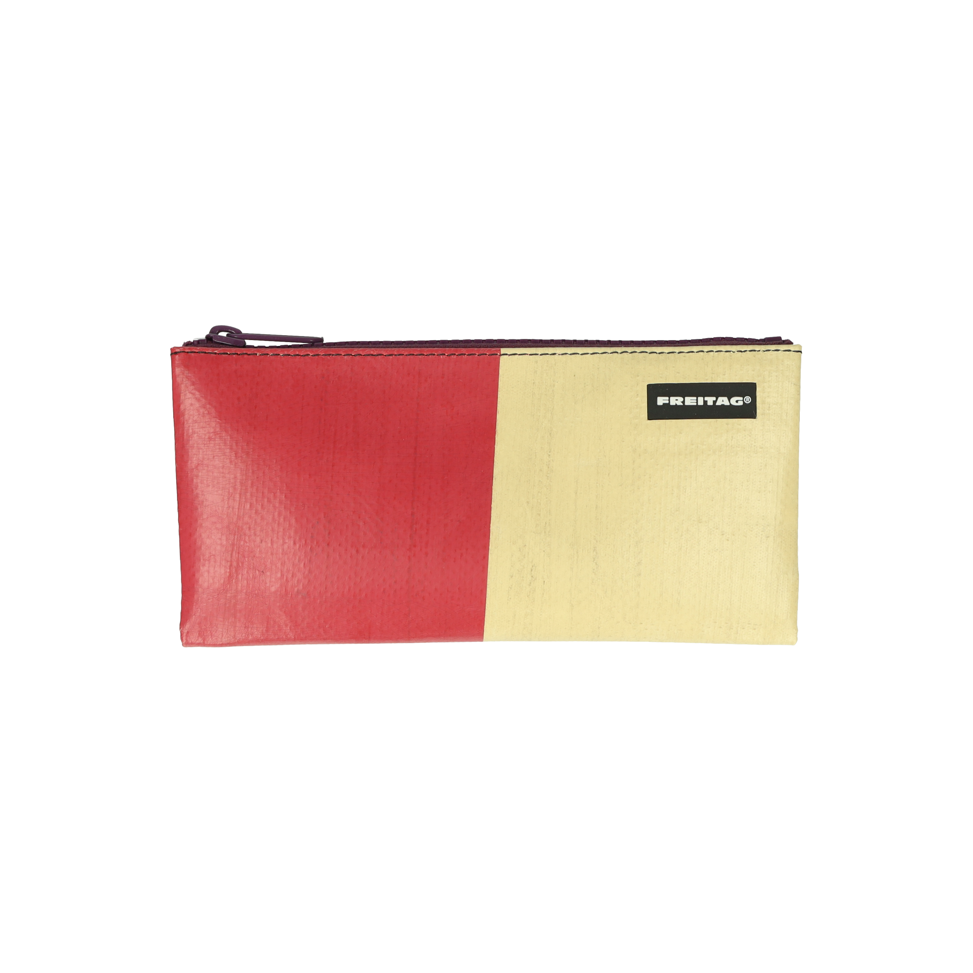 Freitag フラットポーチ グリーン/ホワイト ポーチ | FREITAG